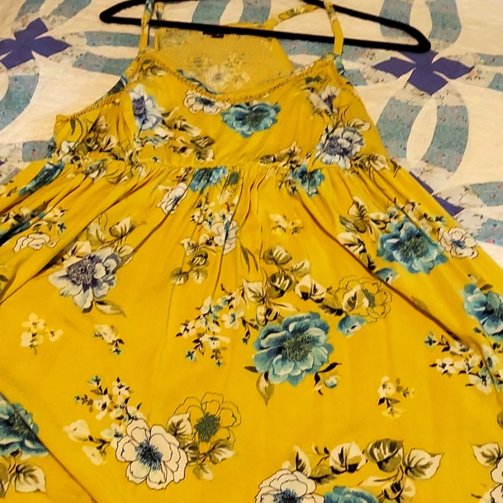 bright yellow Torrid blouse
